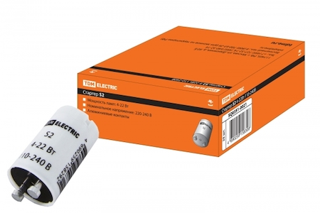 TDM ELECTRIC SQ0351-0021 Стартер S2 4-22Вт 110-240В алюм. контакты TDM